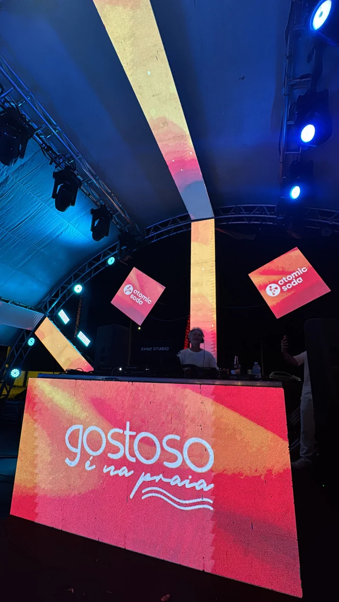 Palco Gostoso é na Praia